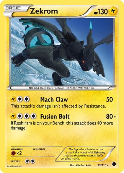 Zekrom, Plasma Freeze 39/116