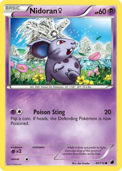 Nidoran F, Plasma Freeze 40/116