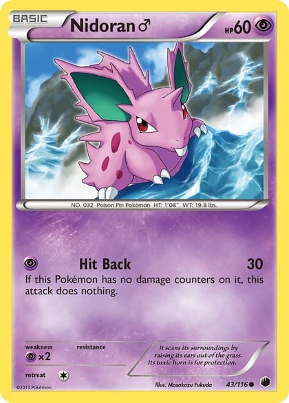 Nidoran M, Plasma Freeze 43/116