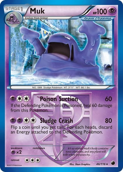 Muk (Team Plasma), Plasma Freeze 46/116