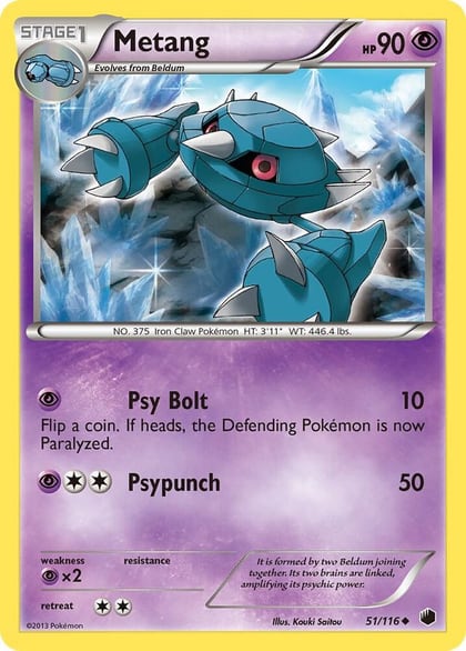 Metang, Plasma Freeze 51/116
