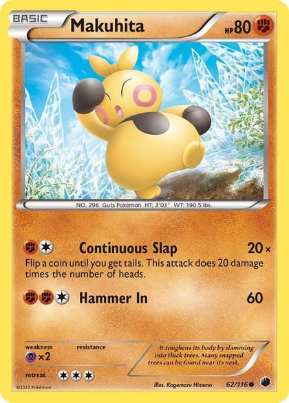 Makuhita, Plasma Freeze 62/116