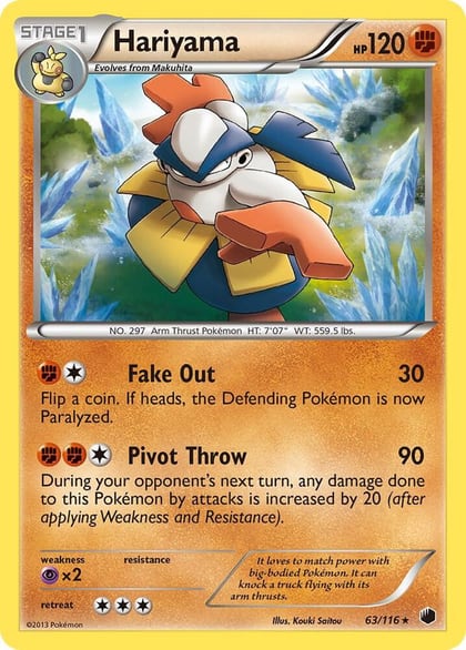 Hariyama, Plasma Freeze 63/116