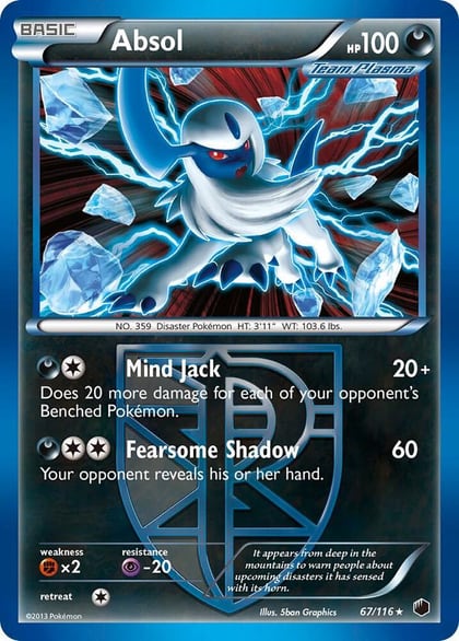 Absol (Team Plasma), Plasma Freeze 67/116