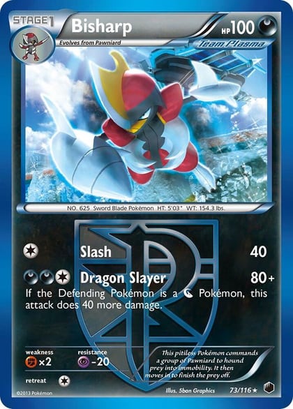 Bisharp (Team Plasma) (73), Plasma Freeze 73/116