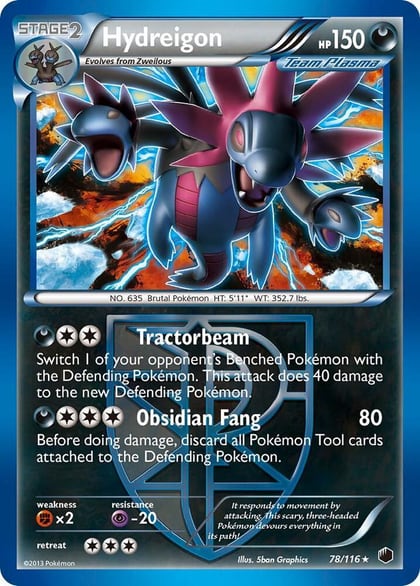 Hydreigon (Team Plasma), Plasma Freeze 78/116