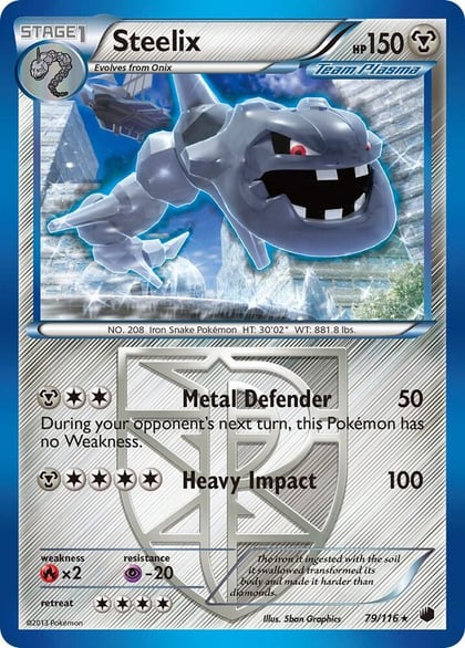 Steelix (Team Plasma), Plasma Freeze 79/116