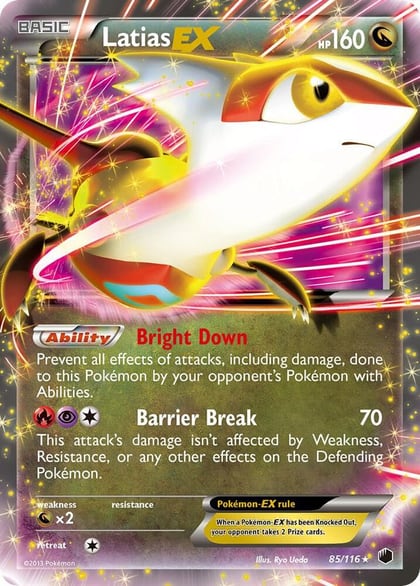 Latias EX, Plasma Freeze 85/116