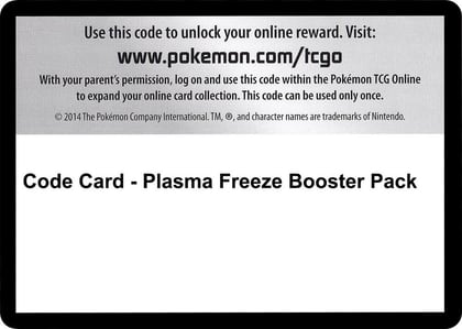 Code Card - Plasma Freeze Booster Pack, Plasma Freeze P280563
