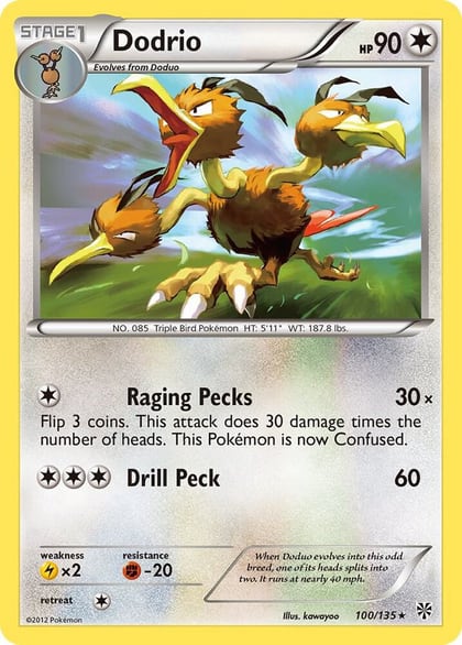 Dodrio, Plasma Storm 100/135