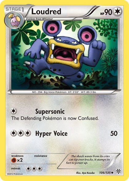Loudred, Plasma Storm 106/135