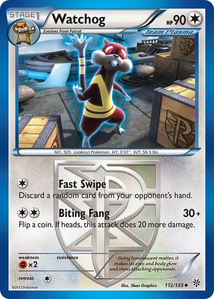 Watchog (Team Plasma) (112), Plasma Storm 112/135