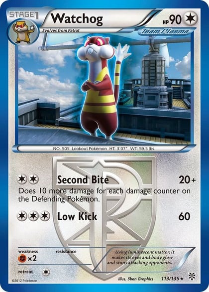 Watchog (Team Plasma) (113), Plasma Storm 113/135