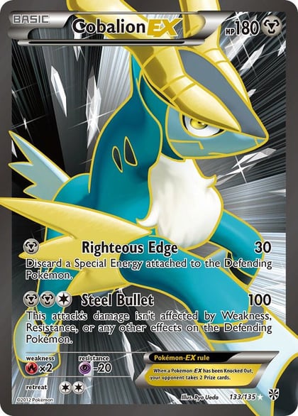 Cobalion EX (133 Full Art), Plasma Storm 133/135