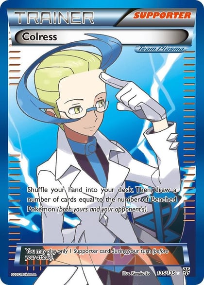 Colress (Team Plasma) (135 Full Art), Plasma Storm 135/135