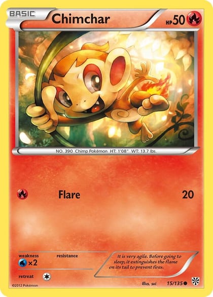 Chimchar, Plasma Storm 15/135