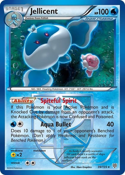 Jellicent (Team Plasma), Plasma Storm 39/135