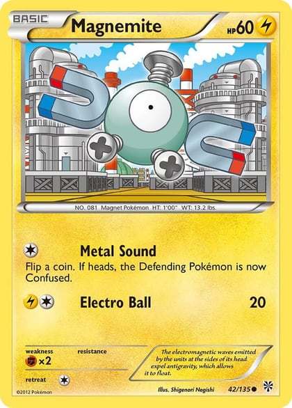 Magnemite (42), Plasma Storm 42/135