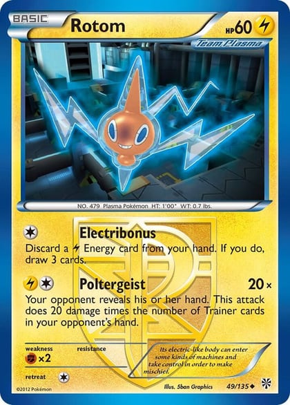 Rotom (Team Plasma), Plasma Storm 49/135