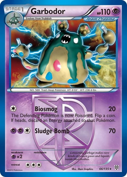 Garbodor (Team Plasma) (66), Plasma Storm 66/135