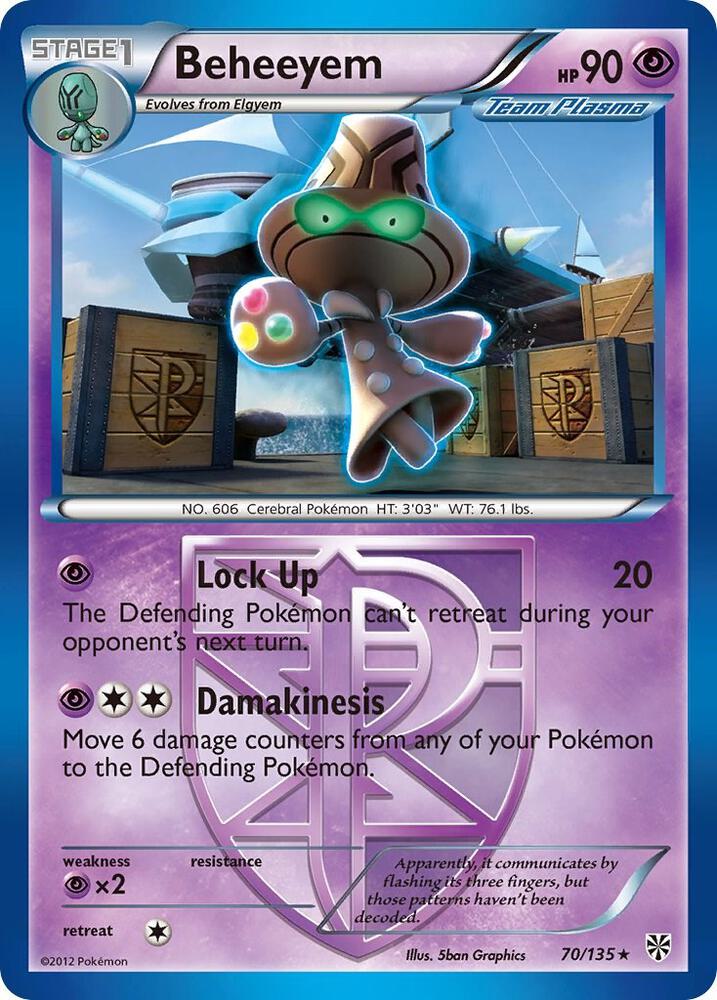 Beheeyem (Team Plasma), Plasma Storm 70/135