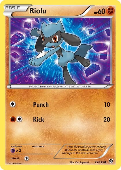Riolu (75), Plasma Storm 75/135