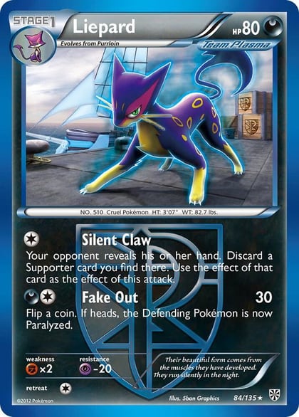 Liepard (Team Plasma), Plasma Storm 84/135