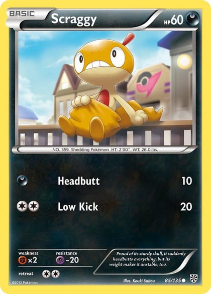 Scraggy, Plasma Storm 85/135