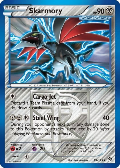 Skarmory (Team Plasma), Plasma Storm 87/135