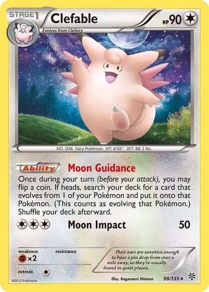 Clefable, Plasma Storm 98/135