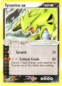 Tyranitar ex (Non-Holo), POP Series 1 017/017