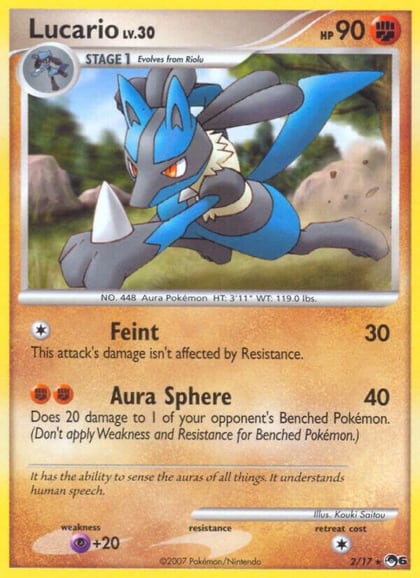 Lucario, POP Series 6 002/017