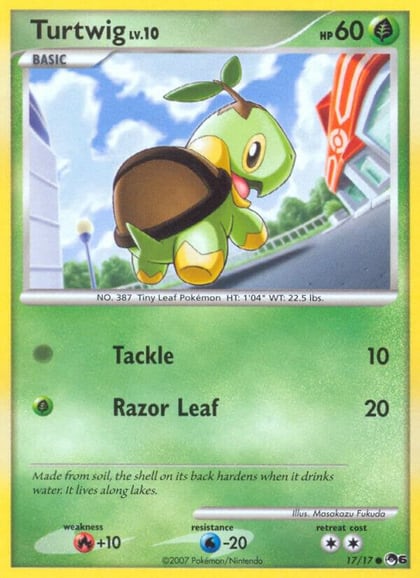Turtwig, POP Series 6 017/017