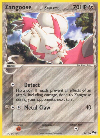 Zangoose (Delta Species), POP Series 5 015/017