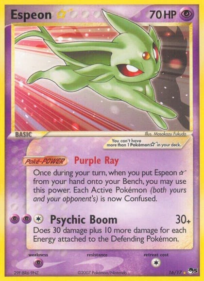 Espeon Star, POP Series 5 016/017