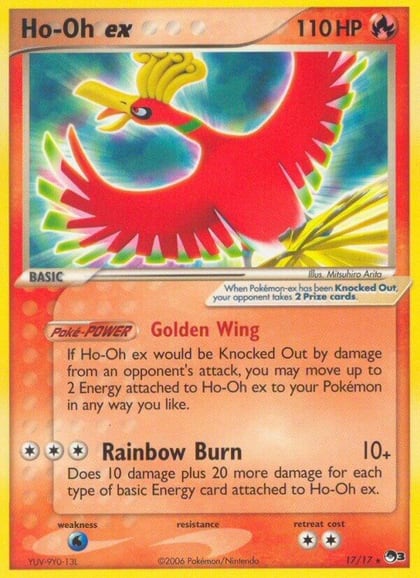 Ho-Oh ex (Non-Holo), POP Series 3 017/017