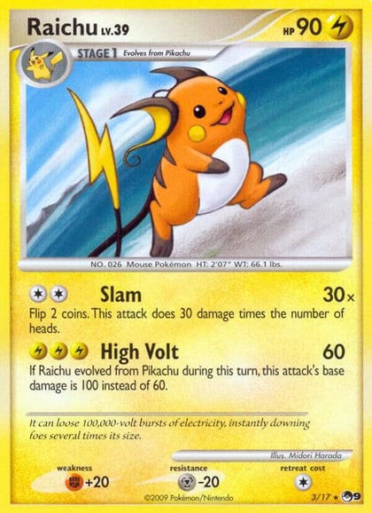 Raichu, POP Series 9 003/017