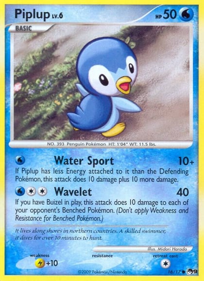 Piplup, POP Series 9 016/017