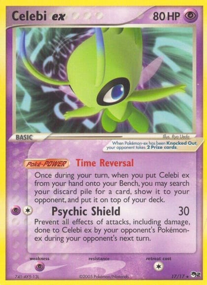 Celebi ex (Non-Holo), POP Series 2 017/017