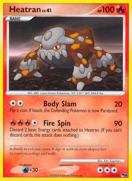 Heatran, POP Series 8 001/017