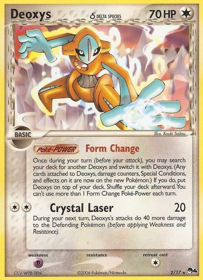 Deoxys (Delta Species), POP Series 4 002/017