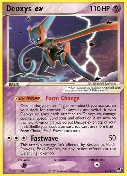 Deoxys ex, POP Series 4 017/017