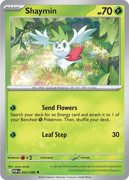 Shaymin, ME03: Perfect Order 003/088