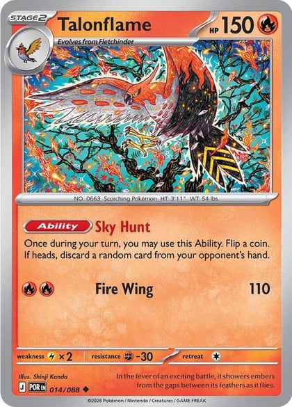 Talonflame - 014/088, ME03: Perfect Order 014/088