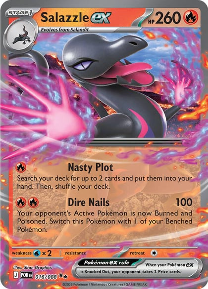 Salazzle ex - 016/088, ME03: Perfect Order 016/088