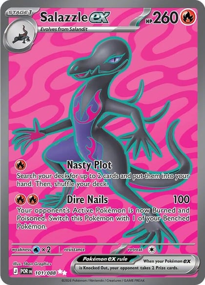 Salazzle ex - 101/088, ME03: Perfect Order 101/088