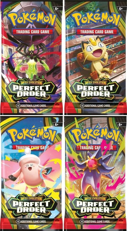Perfect Order Booster Pack Art Bundle [Set of 4], ME03: Perfect Order P672399