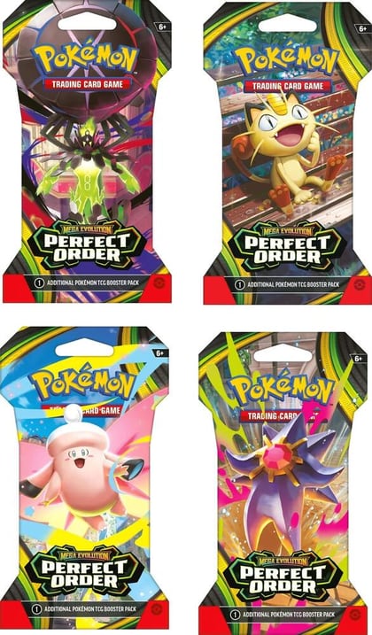 Perfect Order Sleeved Booster Pack Art Bundle [Set of 4], ME03: Perfect Order P672413