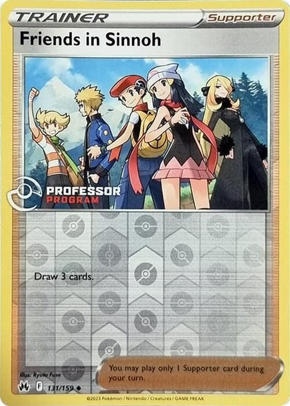 Friends in Sinnoh - 131/159 (2023), Professor Program Promos 131/159