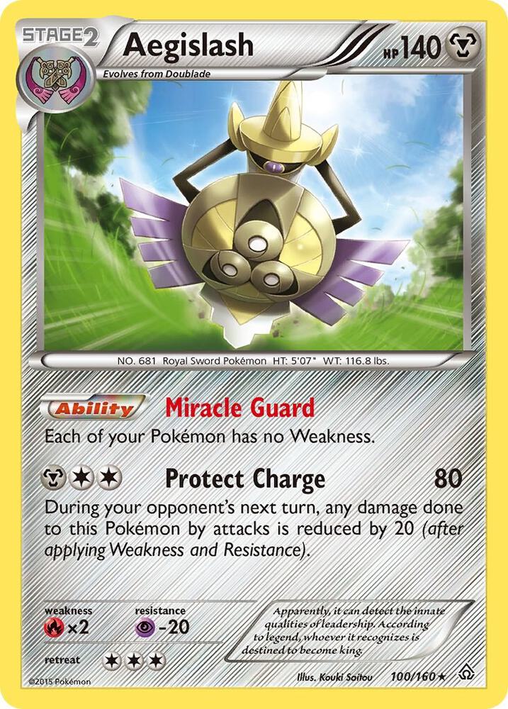 Aegislash, XY - Primal Clash 100/160
